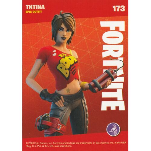 173 - Carte Panini - Fortnite Reloaded Série 2 - Epic Games Trading 2020 - Tntina - Epic Outfit