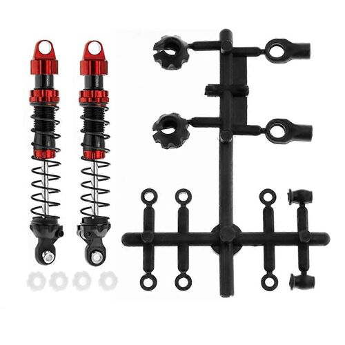 Kit d'amortisseur de voiture RC 80mm pour TRX4 SCX10 W189 RC Car Part Rouge
