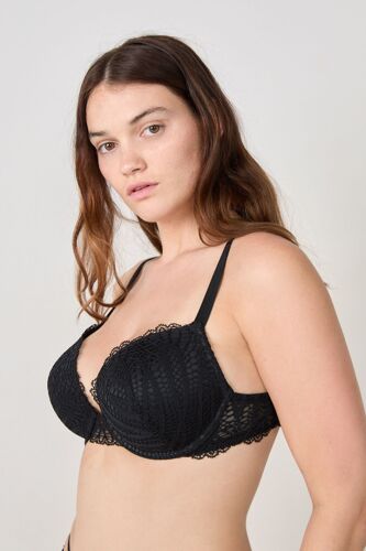 Soutien-Gorge N.5 - Le Coques Fines Plongeant - Virtuose - 90e - Black - Femme - Etam