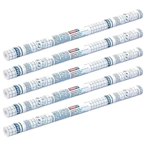 Tesa Lot De 5 Couvres Livre Adhésif Tesa 50cm X 5m - Transparent