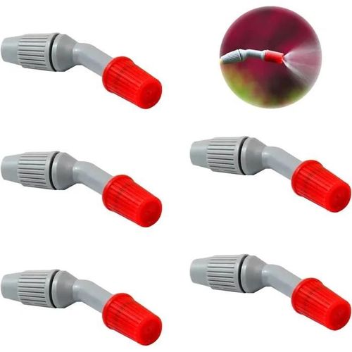 QEEQPF Lot de 5 Plastique buses de pulverisation, accessoires de pulverisation d'irrigation de jardin, pieces de rechange pulverisat