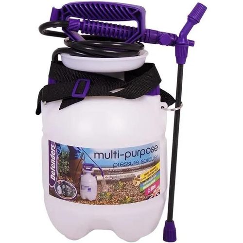 Defenders Pulverisateur a Pression Multifonction en Plastique pour Maison et Jardin avec Sangle de Transport 2 L, ideal pour Les p