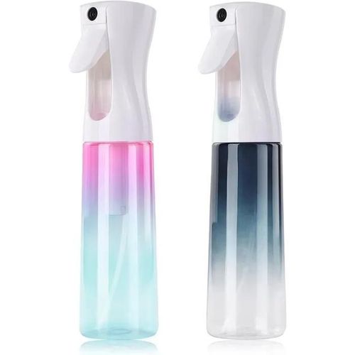 Bukuhlio Lot de 2 Vaporisateur Cheveux 280ML, Vaporisateur Plante, Bouteille Vide de Spray Reutilisable pour Cheveux, Vaporisateurs
