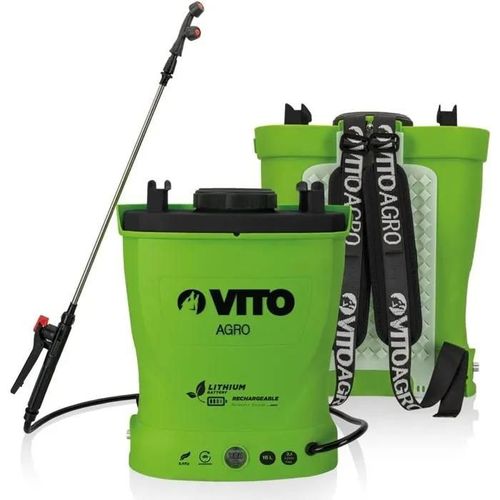 VITO - Pulverisateur Electrique a Batterie Lithium 12V8AH 16L 6 bars Chargeur Vegetaux jardin toitures
