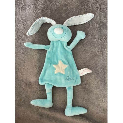 Doudou Lapin Bleu Tiamo Collection Etoile