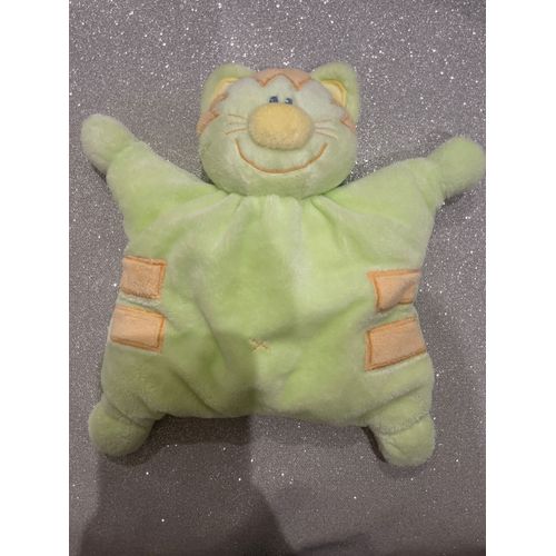 Doudou Grelot Chat Kiabi Vert