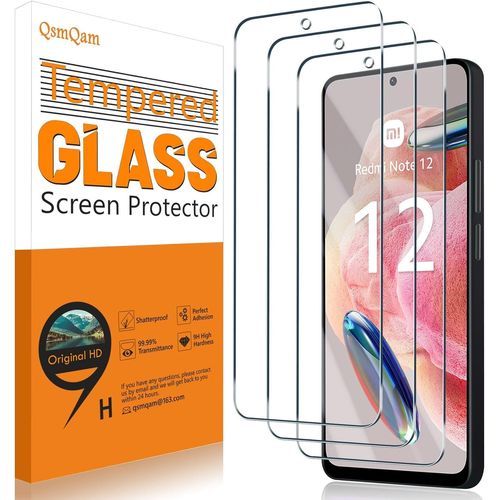 3 Pièces Verre Trempé Pour Xiaomi Poco X5 5g / Xiaomi Redmi Note 12 5g, Film Protection Écran, 9h Dureté, Anti Rayures, Vitre Protection Pour Redmi Note 12 5g / Poco X5 5g