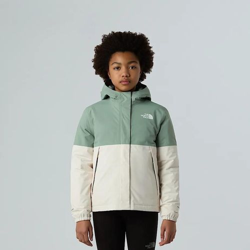 The North Face Veste Imperméable Chaude Antora Pour Fille Slate Moss-White Dune Taille Xl Female