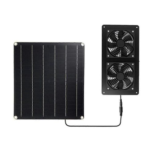 Extracteur d'air de ventilateur d'extraction de panneau solaire 20W 12V pour bureau extérieur