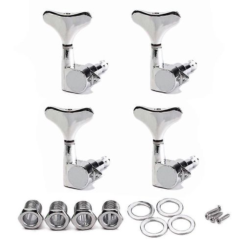4r Guitare Basse Électrique Tuners Mécaniques Accordage Pièces De Guitare