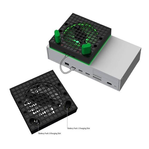 Dobe Pour Xbox Series X / S Console Ventilateur De Refroidissement Manette De Jeu Ventilateur Suspendu
