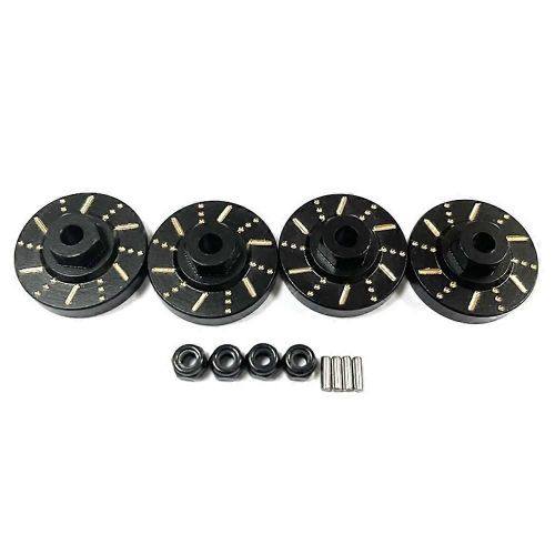 Roue hexagonale adaptateur d'axe contrepoids frein disque RC voiture,noir