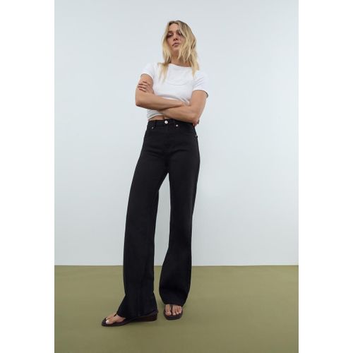 Stradivarius Jean D92 Wide Regular Noir 42