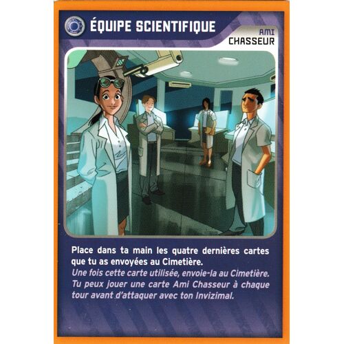 Carte Invizimals Nouvelle Alliance Equipe Scientifique 284