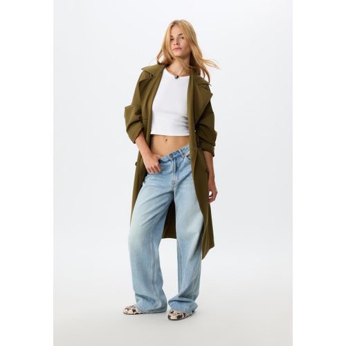 Stradivarius Trench Fluide Long Oversize L