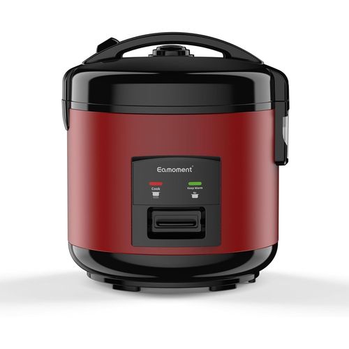 1 l | Cuiseur à riz et cuiseur vapeur 400 W (1 l à 5 tasses) pour 1 à 5 personnes Cuisson rapide sans brûler Revêtement antiadhésif amovible, cuillère à riz et gobelet doseur, bleu