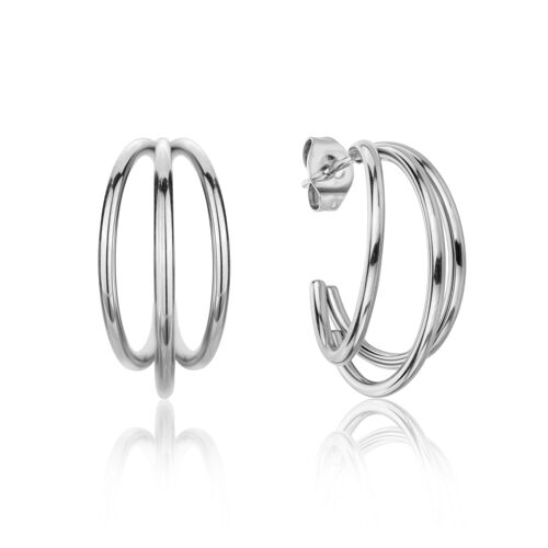 Boucles D'oreilles Créoles Femme Isabella Ford Florine