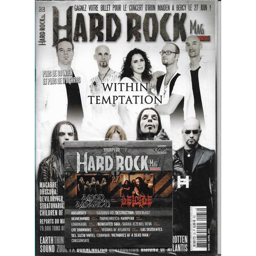 Magazine Hard Rock Mag 33 - Within Temptation - 2011 - Avec Sampler