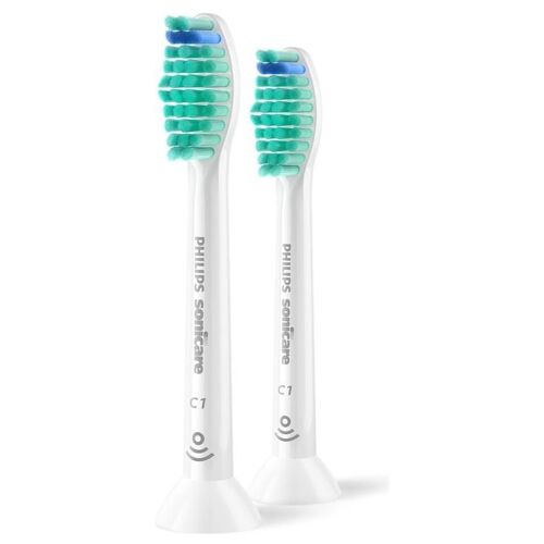 Tête de brosse de rechange Philips Sonicare C1 ProResults HX6012 - pour brosse à dent - blanc (pack de 2)