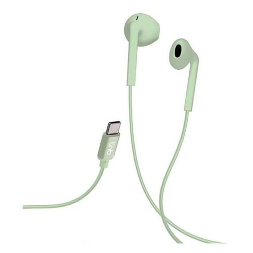 T'nB C-BUDS - Écouteurs avec micro - intra-auriculaire - filaire - USB-C - vert