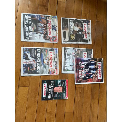 Journaux L’Équipe Des Jo