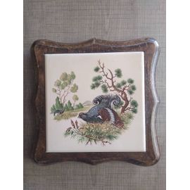 Dessous De Plat Céramique Et Bois
