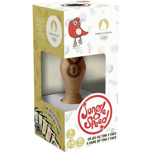 Asfasfq-Asmodee - Jungle Speed : Jeux Olympiques Paris 2024 - Jeux De Société - Jeux De Cartes - Jeux D'observation Et De Rapidité - A Partir De 7 Ans - 2 À 10 Joueurs - Version Française