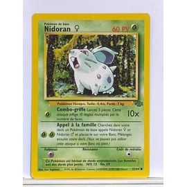 Carte Pokémon Nidoran 57/64 Wizards Jungle Français