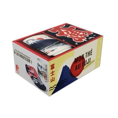 Mon Thé Au Fuji - Coffret Avec 1 Tasse Traditionelle Japonaise, 1 Paire De Chaussettes, 1 Livre De Recettes