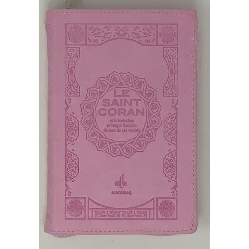 Le Saint Coran Et La Traduction En Langue Française Du Sens De Ses Versets - Couverture Rose