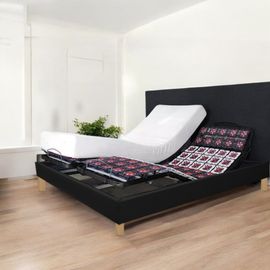 Lit Electrique, Matelas À Mémoire De Forme, Contour Simili 140x190 Cm