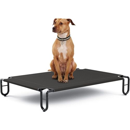 Lit Chien Surélevé Panier Chien Lit De Camp Pour Chiens Chats Animaux De Compagnie Intérieur Extérieur Grande Taille Confort Coussin