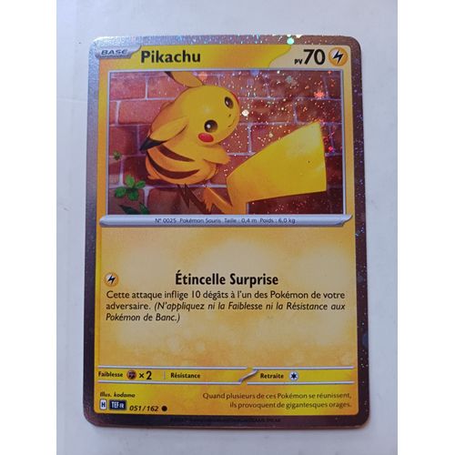 Pikachu 51/162 Cosmo-Holo-Promo "Forces Temporelles"