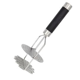 Intirilife Purée De Pommes De Terre -24cm- Acier Inoxydable - Potato Masher, Pilon Manuel, Presse Pour Réduire En Purée Fine De Pommes De Terre, Purée De Légumes Ou Purée De Fruits