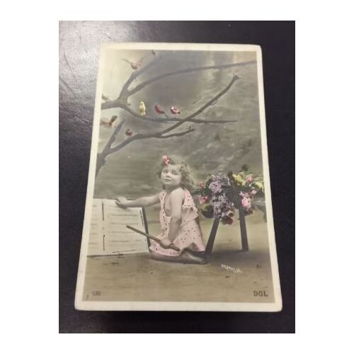 Carte Postale Enfants Sazerac Fillette Édit. Dol 130 En L'état Sur Les Photos