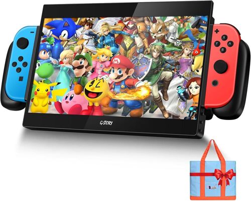 G-STORY - ECRAN PORTABLE (10.1") - POUR SWITCH - BATTERIE & MANETTE NON INCLUS