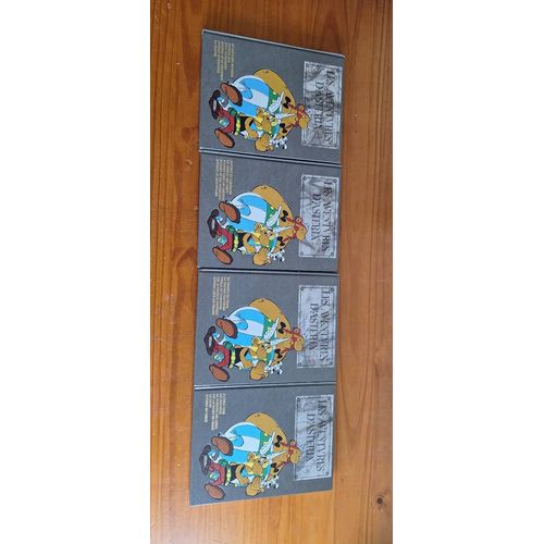 Ultra Rare Astérix Les 4 Volumes En Exellent Etat Intégrale Luxe Hachette/Dargaud En Excellent État