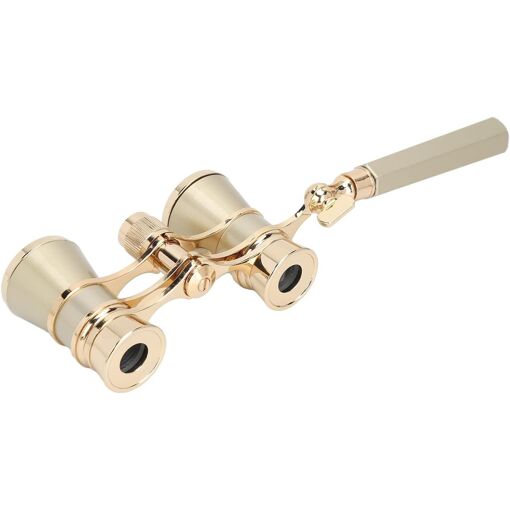 Jumelles De Théâtre Eschenbach Glamour - Blanc - Lentilles 25 Mm - ÉtuI Similicuir - Pour Opéra Et Concert - 13