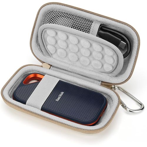 Étui de Protection pour SD Portable/Extreme/Extreme Pro Portable SSD 500 Go/1 TB/2 to/4 to, Disque Dur de Voyage Étui de Transport