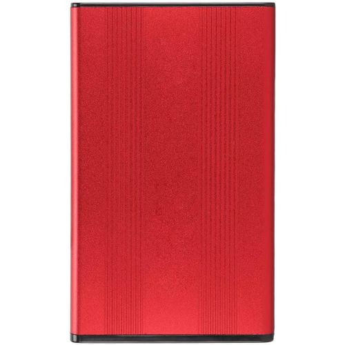 Disque Dur Externe, Disque Dur Portable SSD Externe avec Enclos de Disque Dur d'interface USB3.0 2,5 Pouces 5 Gops 2 to Étui Dur Anti-Statique pour (Black) (Silver) (Blue) (Rouge)