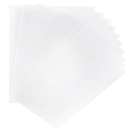 Kit De Feuille Thermorétractable 10pcs Blanc,Film Rétractable Bricolage Pour Enfants,Papier À Peindre