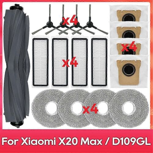 Pour Xiaomi Robot Aspirateur X20 Max / D109GL Pièces Accessoires
