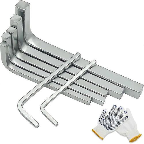 7Pcs Clé à Tête Carrée Set En L En Forme De Clé Carrée Tournevis À Tête Carrée En Acier Au Chrome Vanadium