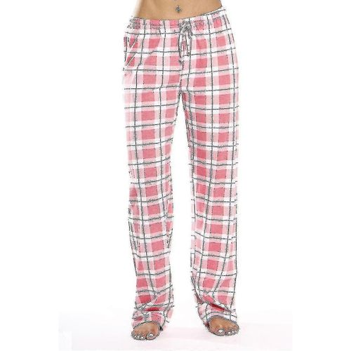 ¿M-Adulte-Femme-Rose¿ Pyjama À Poches Pour Femme, Pyjama Doux À Carreaux Pour Femme