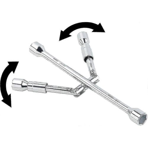 Clé à molette pliante pour écrous de roue de 17/19/21/23 mm