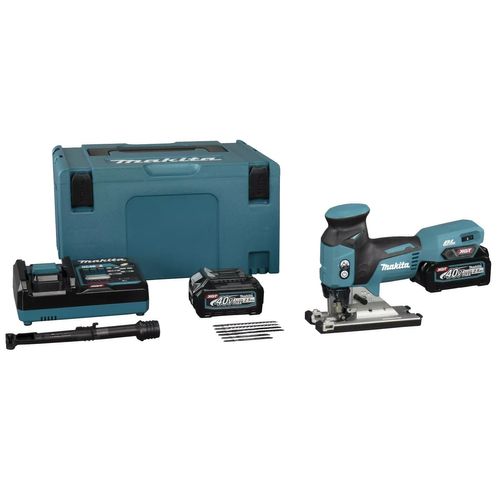 Scie sauteuse Pommeau XGT + 2 batteries 2,5 Ah + 1 Chargeur rapide + Coffret Makpac - MAKITA - JV001GD201