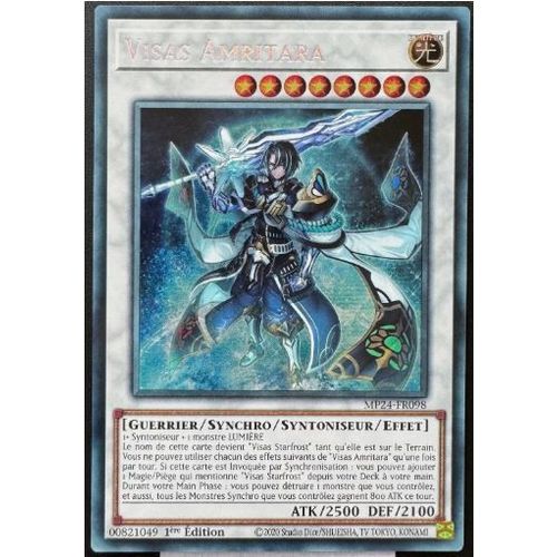 Yu Gi Oh Mp24 Fr098 Visas Amritara Secret Rare