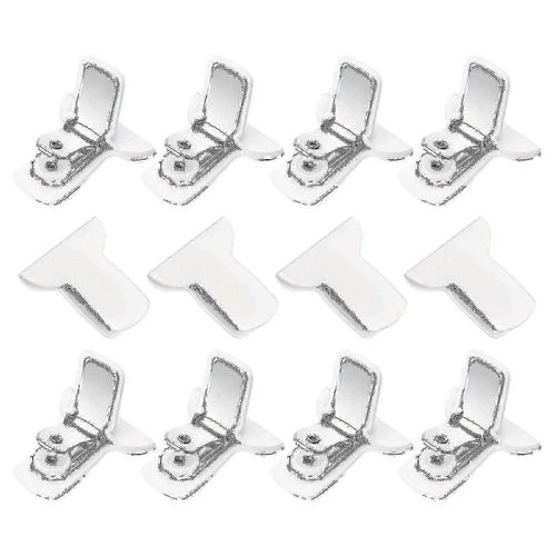 Lot De 12 Pinces Pour Couettes Rembourrées. Fixation Sans Rayures Sur Le Tissu. Petite Taille. Pour Fixer Les Couettes, Draps Et Couvertures.