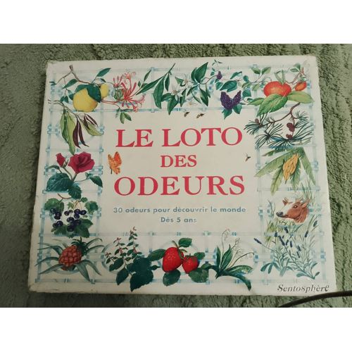 Jeu Olfactif Pour+ De 5 Ans "Le Loto Des Odeurs"Sentosphere.
