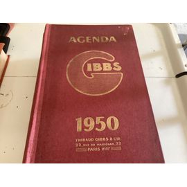 Agenda Gibbs 1950